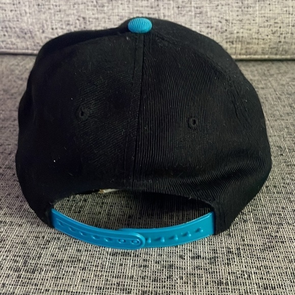 Findlay SnapBack Hat Cap Black Orange and Teal - Picture 5 of 10